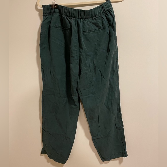 Ann Taylor Green Linen Joggers - Picture 3 of 3